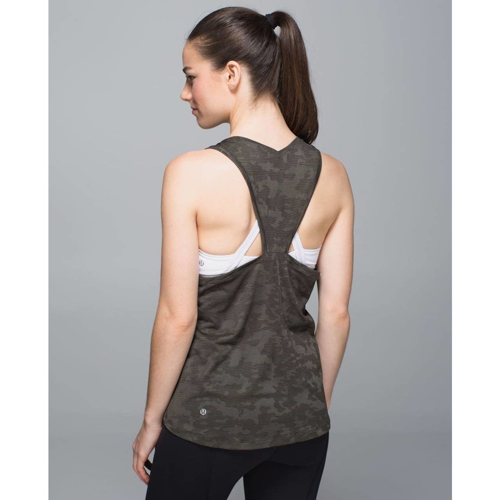 Lululemon Camo Run For Days Tank